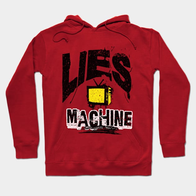 Lies Machine Hoodie by DavidBriotArt